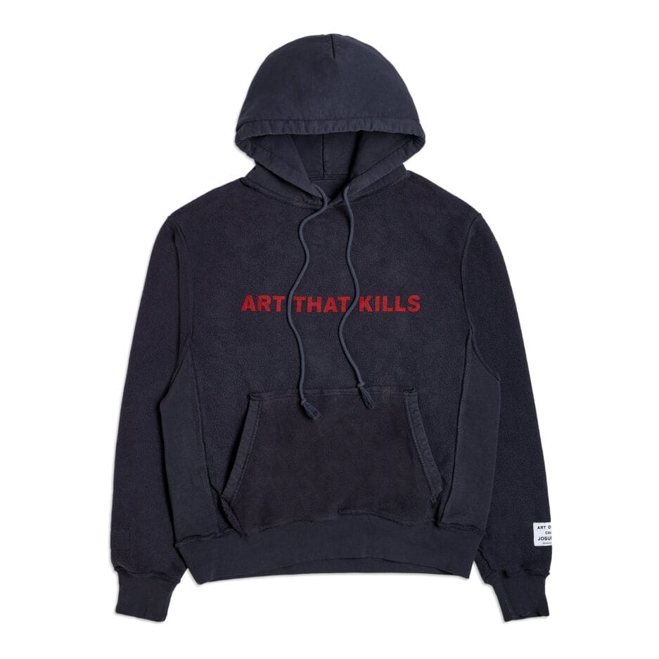 ATK REVERSIBLE LOGO BLACK GALLERY DEPT HOODIE