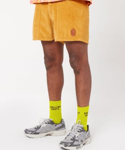 CLEAN FLO YELLOW GALLERY DEPT SOCKS