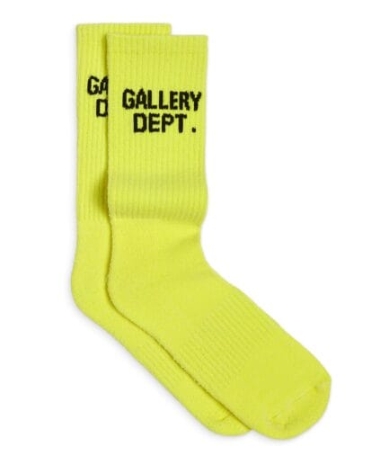 CLEAN FLO YELLOW GALLERY DEPT SOCKS