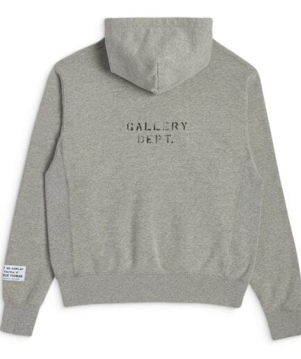 DEPT LOGO GREY HOODIE