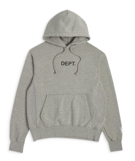 DEPT LOGO GREY HOODIE