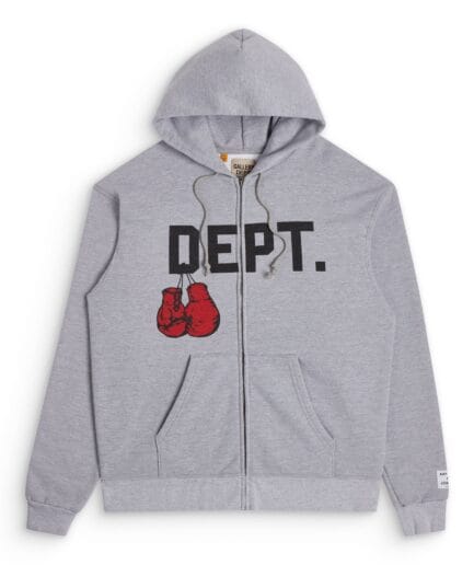 GALLERY DEPT BOXING MERCH ZIP HOODIE