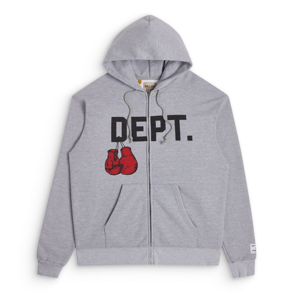 GALLERY DEPT BOXING MERCH ZIP HOODIE