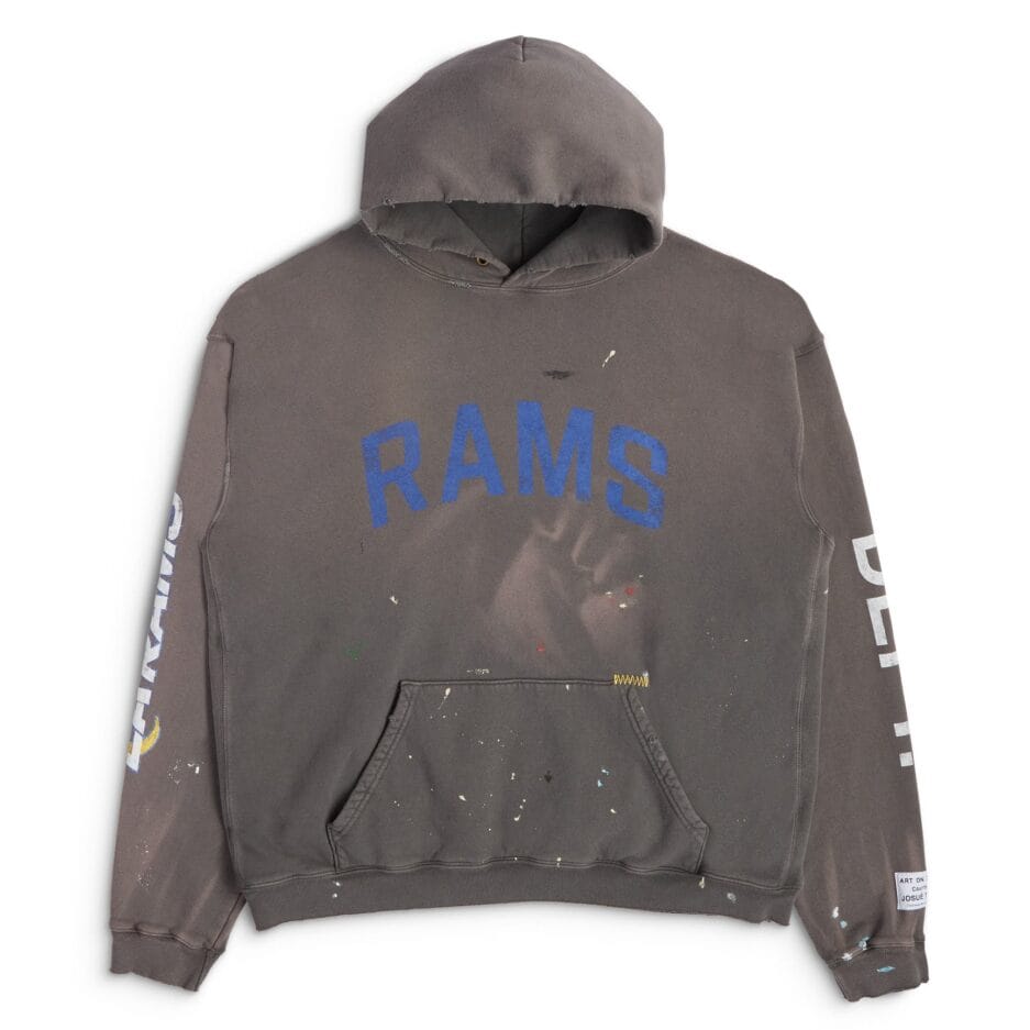 GALLERY DEPT X LA RAMS 90'S VINTAGE HOODIE