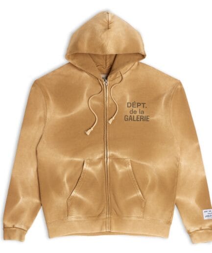 GALLERY DEPT ZIP UP HOODIE