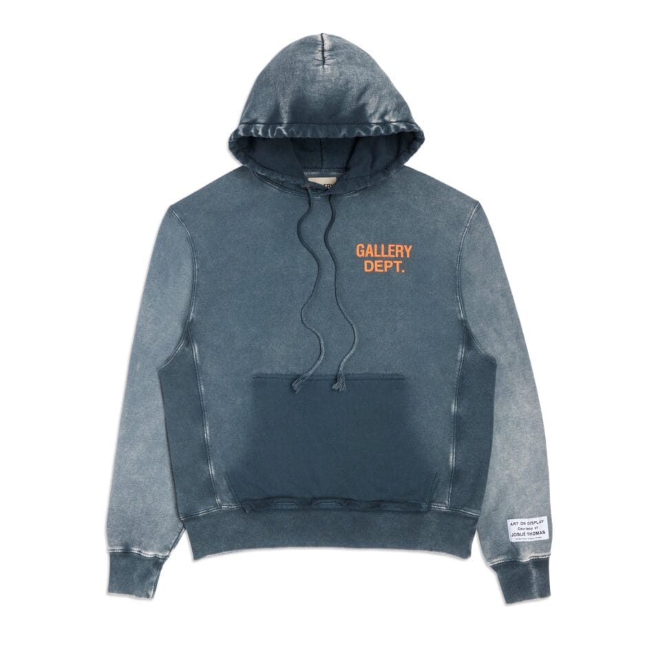 REVERSIBLE NAVY FRENCH LOGO GALLERY DEPT HOODIE