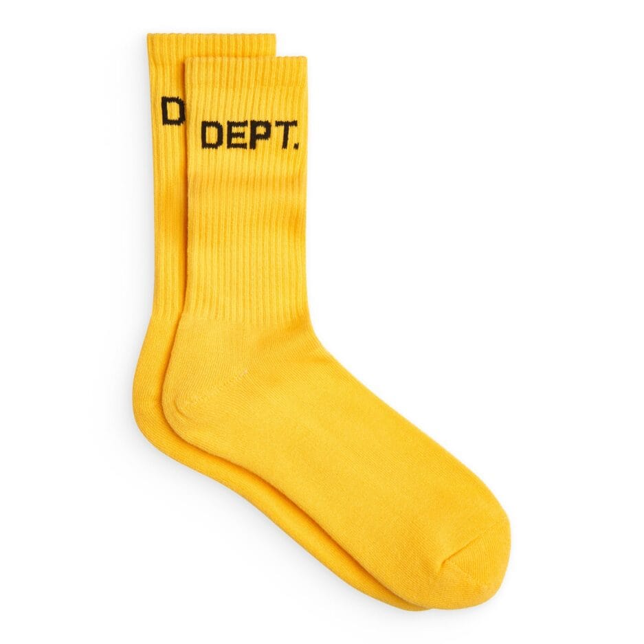 YELLOW DEPT SOCKS