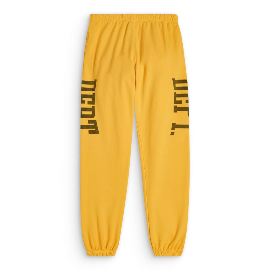 DEPT GYM GOLD YELLOW SWEATPANT