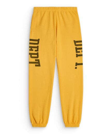 DEPT GYM GOLD YELLOW SWEATPANT