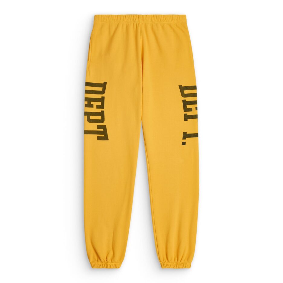 DEPT GYM GOLD YELLOW SWEATPANT