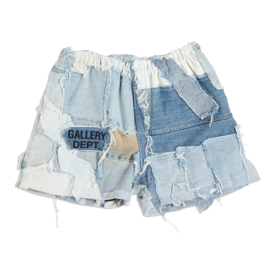 GALLERY DEPT PATCHWORK DENIM ZUMA SHORTS